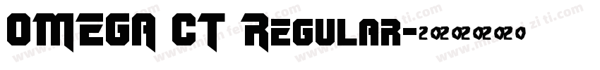 OMEGA CT Regular字体转换